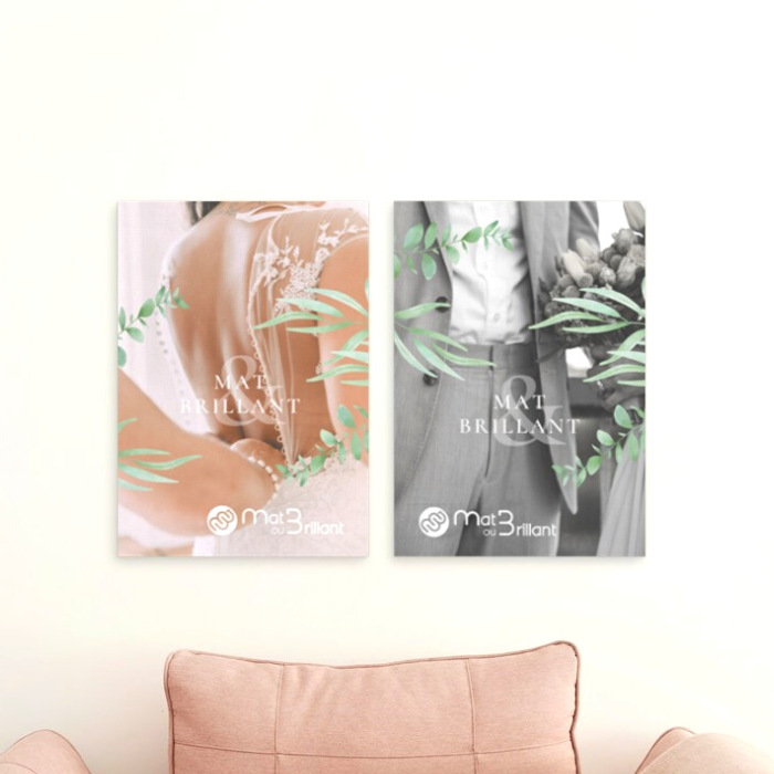 Photo poster mariage